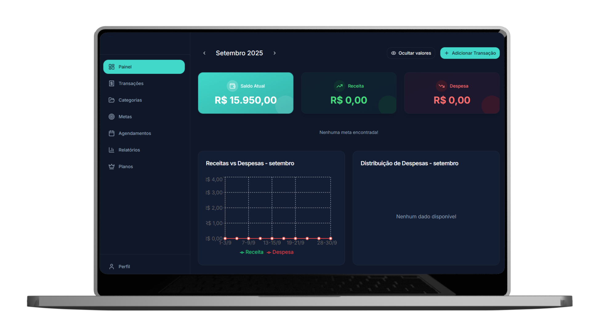 App Minhas Finanças - Controle Total das Suas Finanças